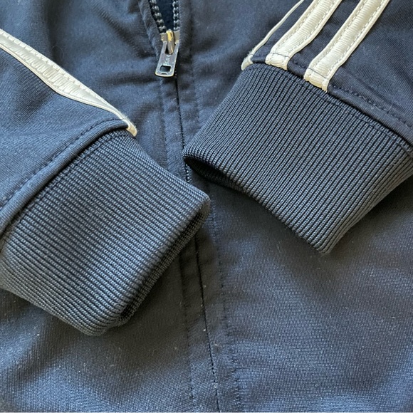 Toddler Navy Blue Adidas Zip Up Jacket - Picture 6 of 9